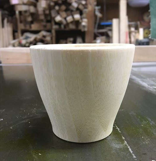 竹のマグカップ